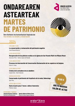 Cartel del programa 'Martes Culturales'