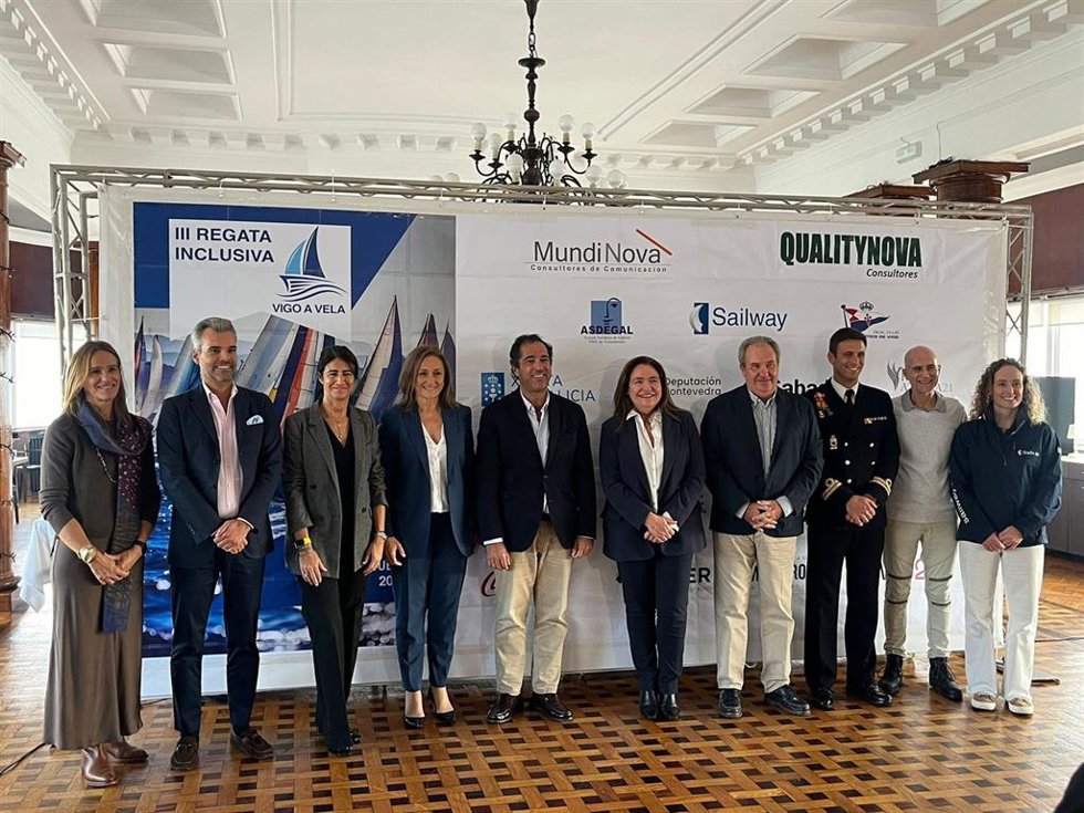 Presentación de la la tercera edición de la Regata Inclusiva 'Vigo a Vela'