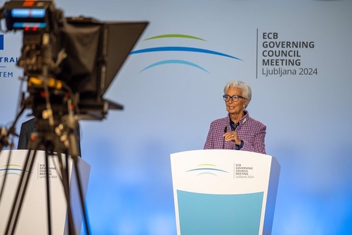 Christine Lagarde, presidenta del BCE