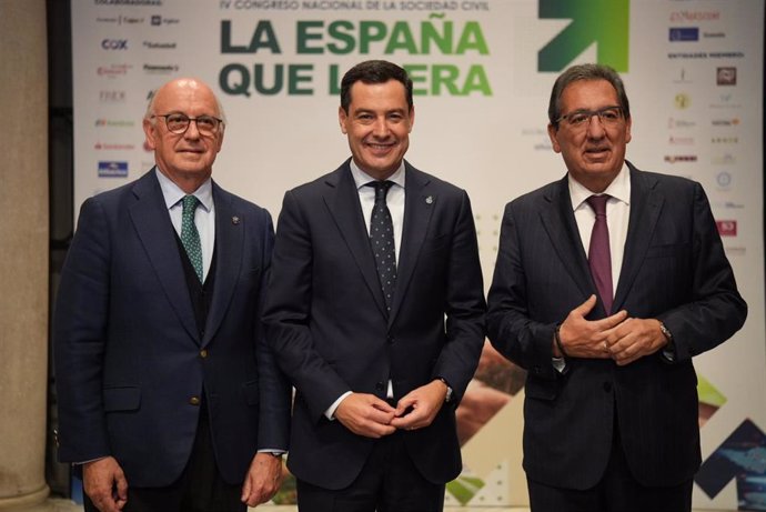 Moreno en la clausura del IV Congreso Nacional de la Sociedad Civil ‘La España que lidera'.