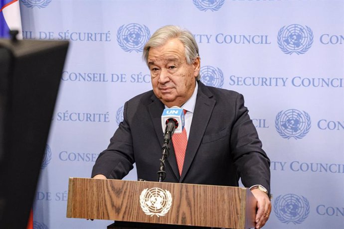 El secretario general de Naciones Unidas, António Guterres