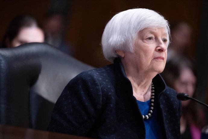 Archivo - La secretaria del Tesoro de EEUU, Janet Yellen