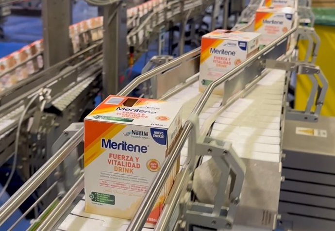 La fábrica de Nestlé en Sebares produce Meritene Drinks.