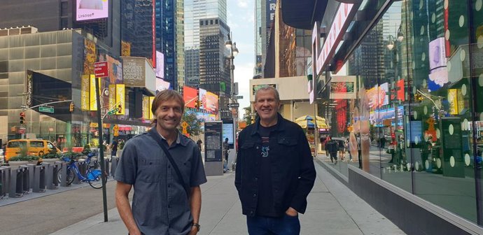 Carlos Pitarch y Ramón Larramendi en Nueva York