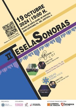 Cartel del concierto de Tesela Sonoras.