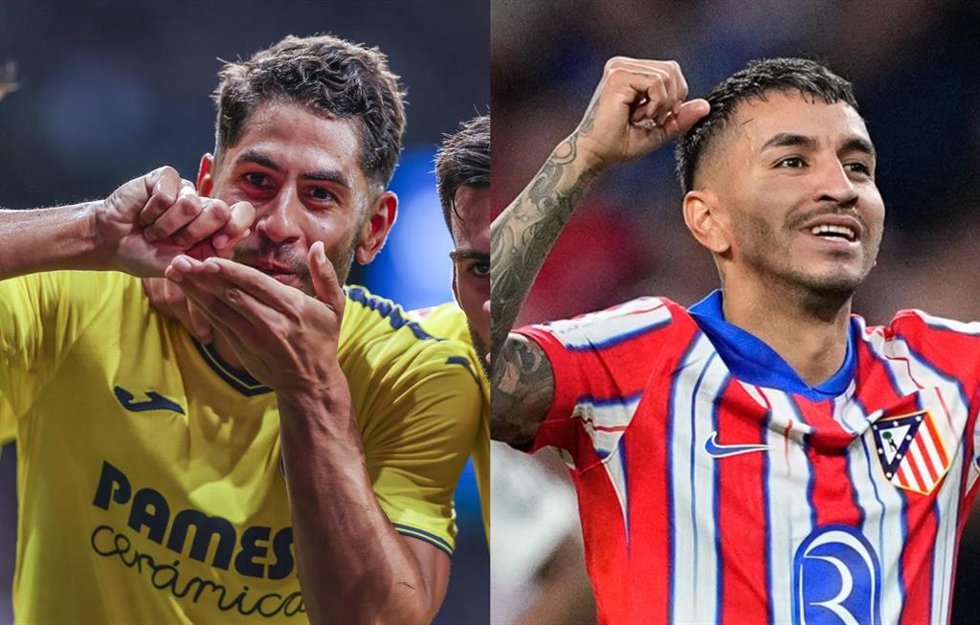 Ayoze Pérez y Ángel Correa