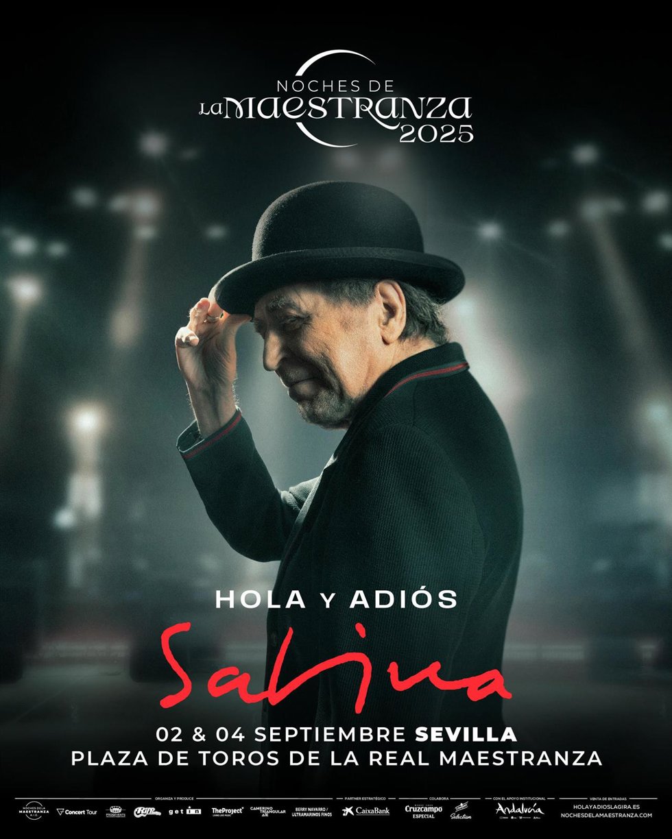 Joaquín Sabina hará doblete en la IV Edición de 'Noches de la Maestranza' de 2025.
