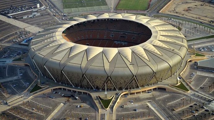 El estadio King Abdullah de Yeda, sede de la Supercopa de España 2025.