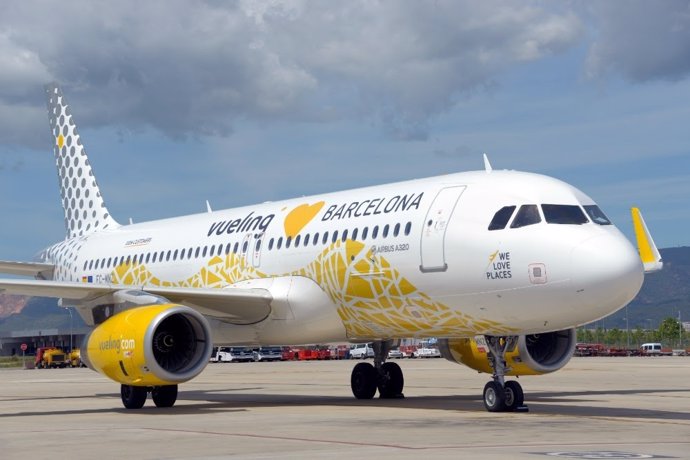 Un avión de Vueling