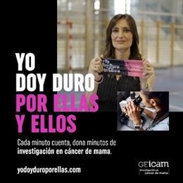 Archivo - GEICAM busca recaudar fondos para la investigación del cáncer de mama con su campaña #YoDoyDuroPorEllas