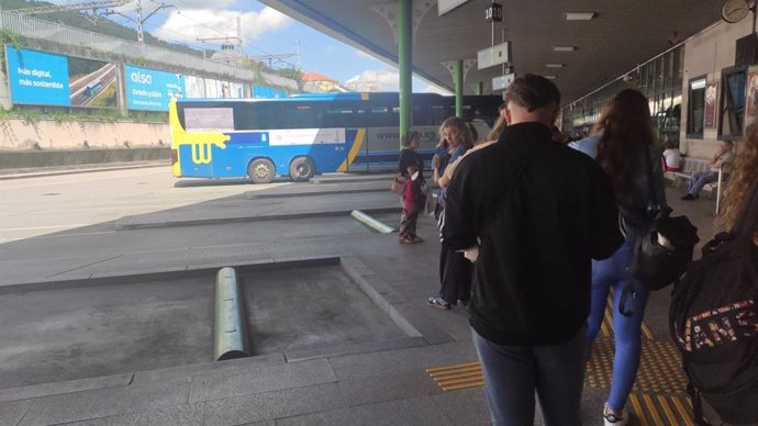 Archivo - Estación de autobuses de Oviedo, Alsa, Consorcio de Transportes de Asturias