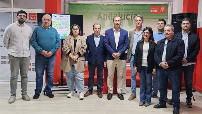 Alcaldes y concejales socialistas de la comarca de Antequera.