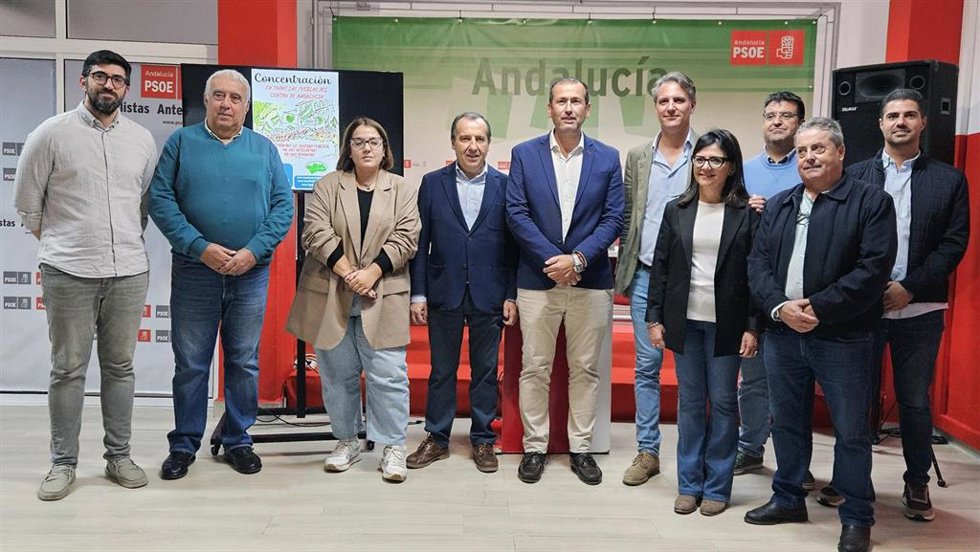 Alcaldes y concejales socialistas de la comarca de Antequera.