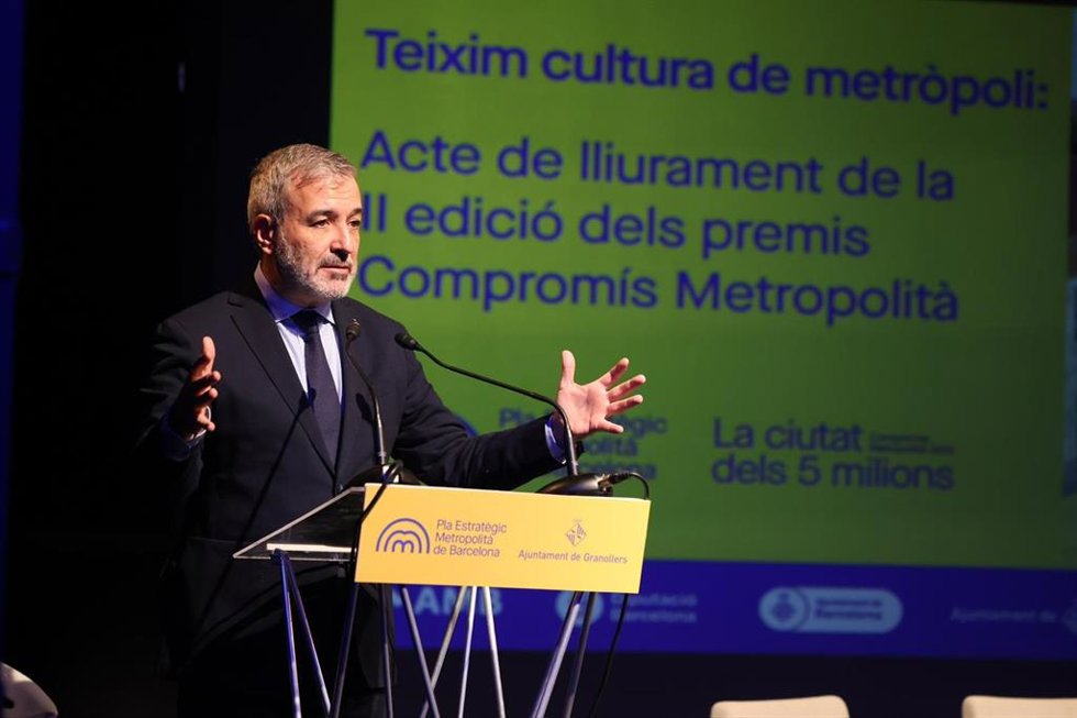 Collboni este viernes en el acto de entrega de los II premios Compromís Metropolit 2030 del PEMB.