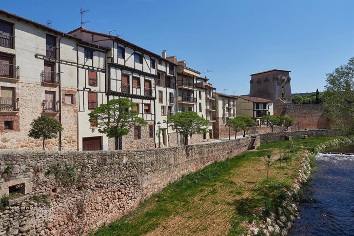 El municipio de Covarrubias (Burgos), en una imagen de archivo.