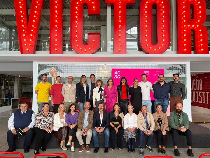 Presentación de la feria de arte contemporáneo ACRO que se celebra en Villanueva del Rosario los días 25 y 26 de octubre.