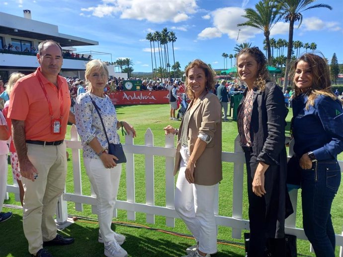 Patricia del Pozo en Sotogrande en el Estrella Damm N.A. Andalucía Masters.