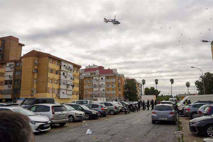 Imágenes de la operación de la policía nacional "Vulcano", a 18 de octubre de 2024, en Sevilla