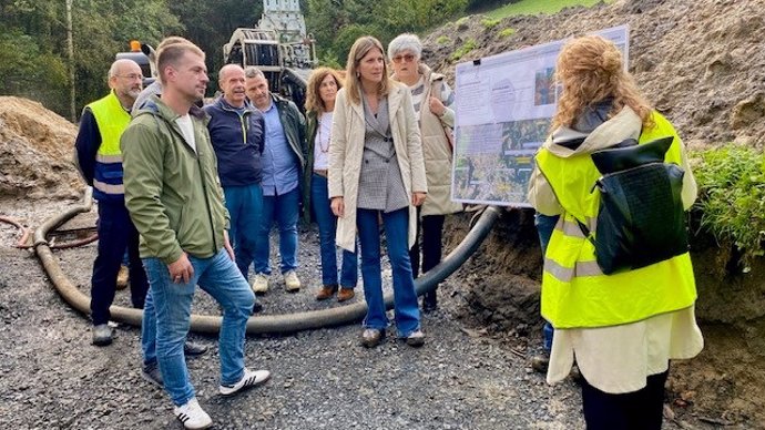 Zárate ha visitado la zona en la que se llevan a cabo los trabajos para construir esta infraestructura