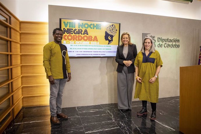 Auxiliadora Moreno en la presentación de la VIII Noche Negra.