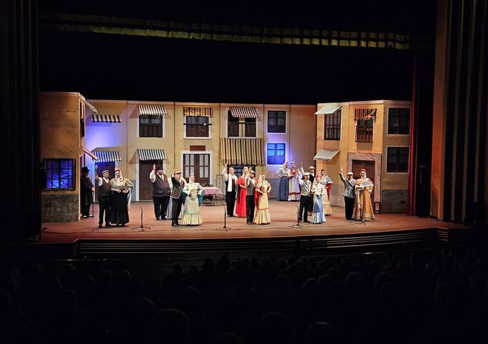 Representación de La Verbena de la Paloma en el Auditorio Maestro Padilla.