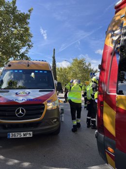 Accidente en Vicálvaro.