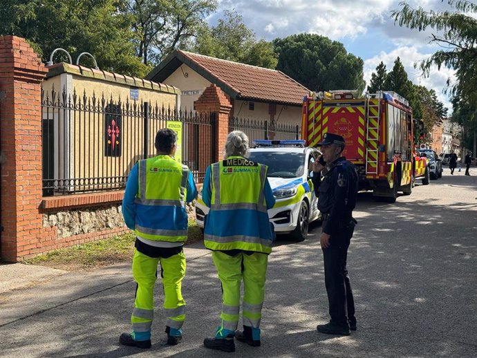 Accidente laboral en Arganda del Rey.