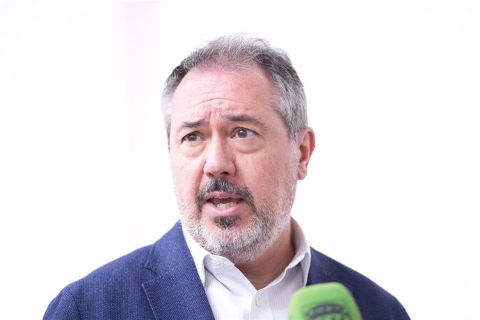 El secretario general del PSOE de Andalucía, Juan Espadas