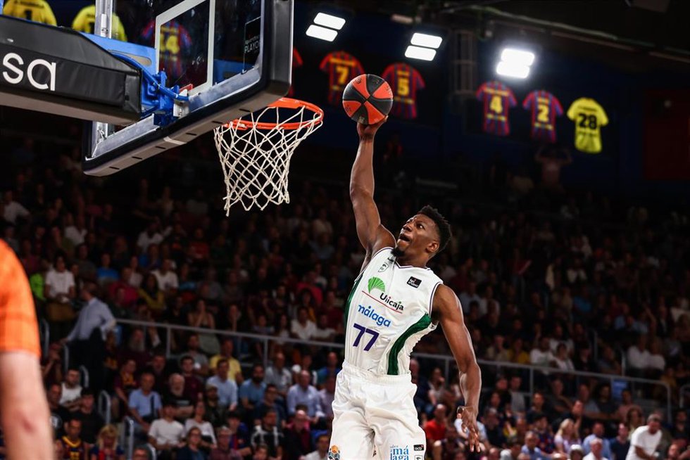 Archivo - Yankuba Sima, en un partido con el Unicaja.