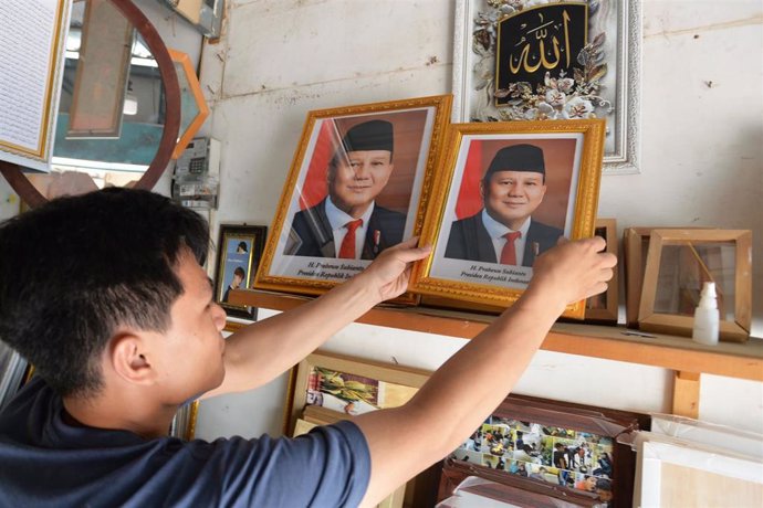 Imagen de Prabowo Subianto, presidente de Indonesia 