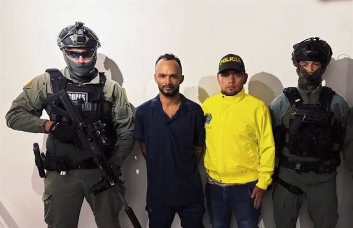 Detención de Juan Alberto Muñoz Terán, primo de Dairo Antonio Úsuga, alias 'Otoniel', líder del grupo criminal Clan del Golfo