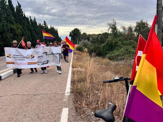 Familias de presos en Portaceli durante el franquismo marchan para mantener reclamar verdad, justicia y reparación