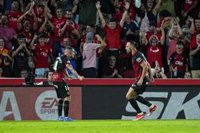 Muriqi y un manotazo de Albiol deciden en Son Moix y La Cerámica