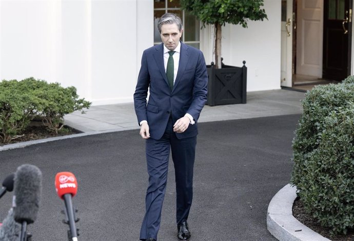 El primer ministro irlandés, Simon Harris (archivo)