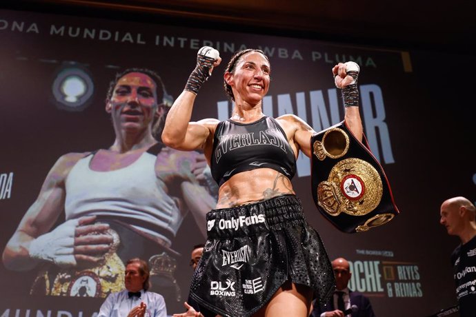 Archivo - Jennifer Miranda se proclama campeona del mundo interina del peso pluma de la Asociación Mundial de Boxeo