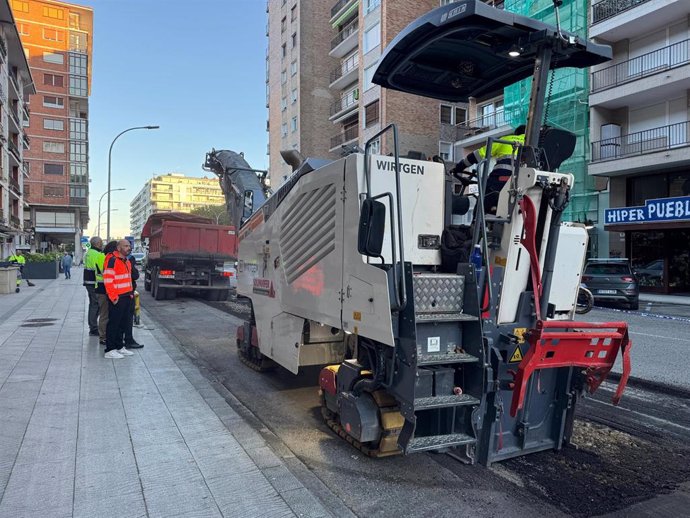 Laredo comienza la obra de renovación de la calle Marqués de Comillas