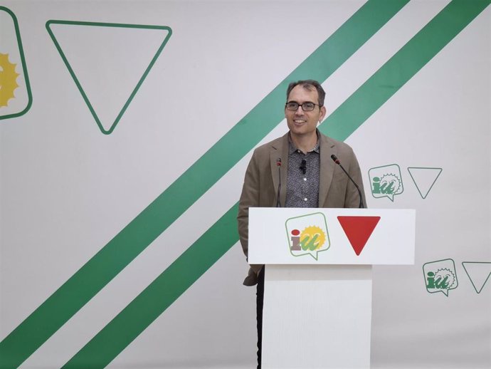 El coordinador de IU Andalucía y diputado de Sumar en el Congreso, Toni Valero