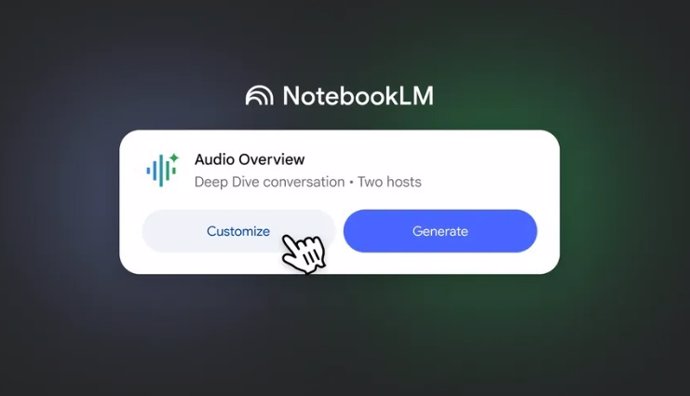 Recurso de  Audio Overviews de Google NotebookLM