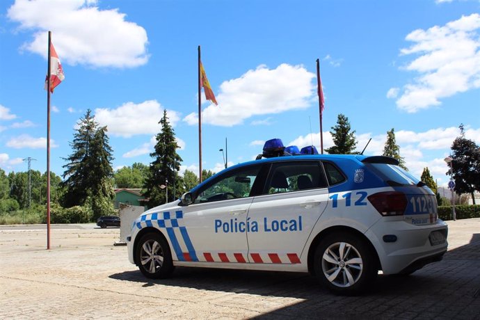 Vehículo policial de San Andrés del Rabanedo (León).