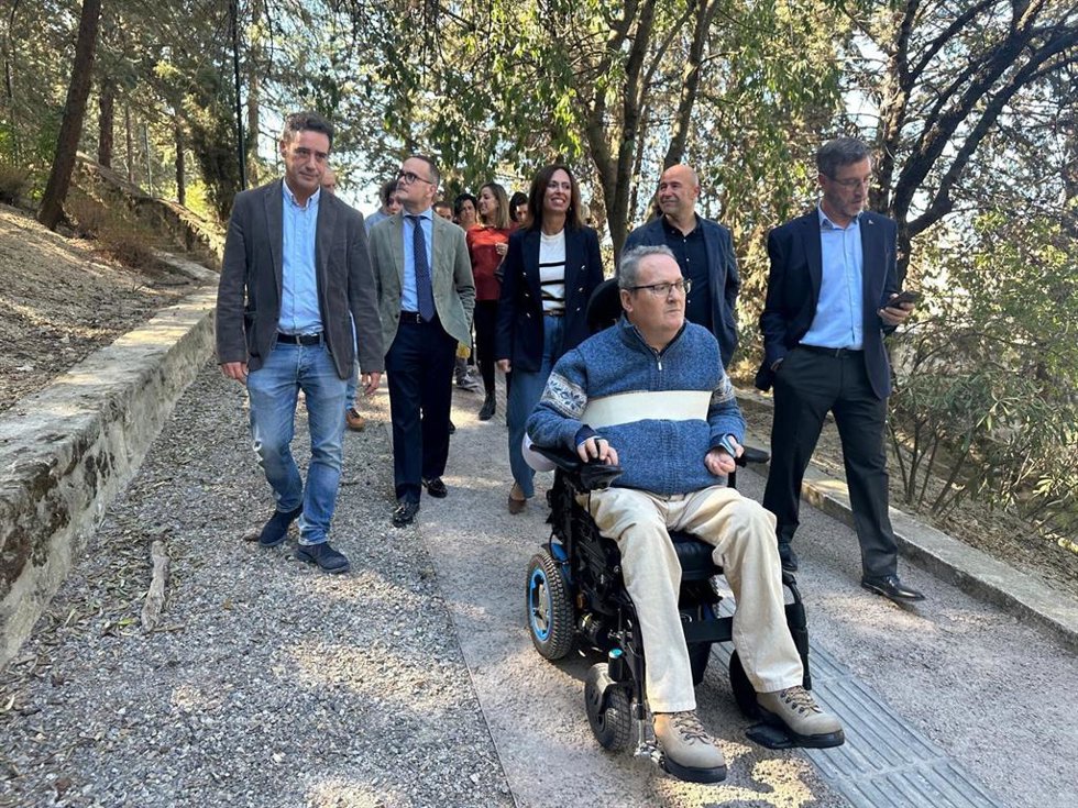 Inauguración del parque del Cristo Viejo tras su remodelación.