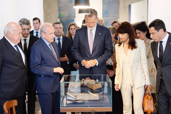 Inauguración de la exposición 'Los Machado, retrato de familia' en la antigua Fábrica de Artillería