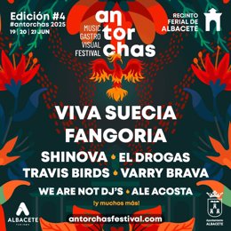 Cartel del primer avance del Festival Antorchas