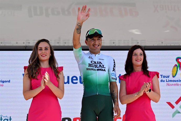 El ciclista ecuatoriano Jefferson Cepeda, vencedor de una etapa en el Tour du Limousin