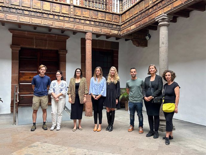 Productores de Estados Unidos de visita en La Palma para buscar localizaciones