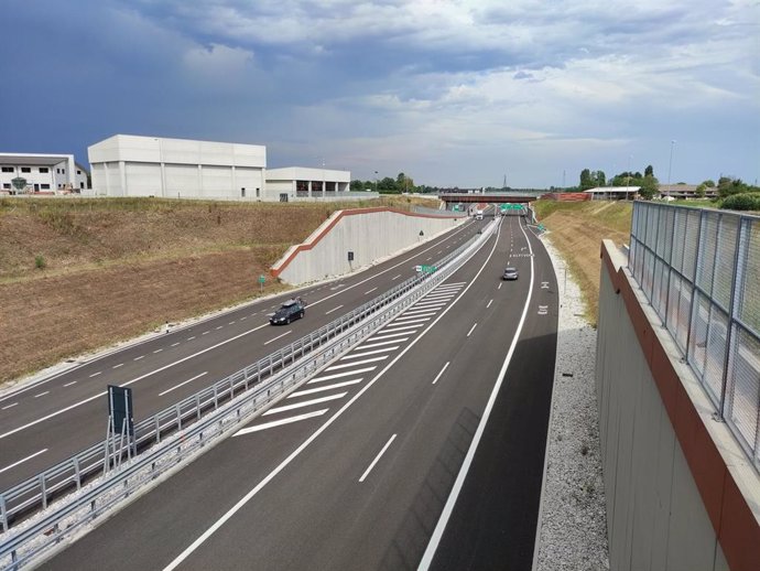 Archivo - Quinto tramo de la autopista Pedemontana-Veneta (Italia), puesto en marcha por Sacyr y Fininc