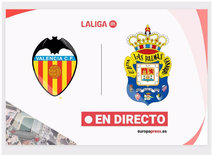 LaLiga EA Sports - Valencia - Las Palmas | En directo: resumen, goles y resultado hoy