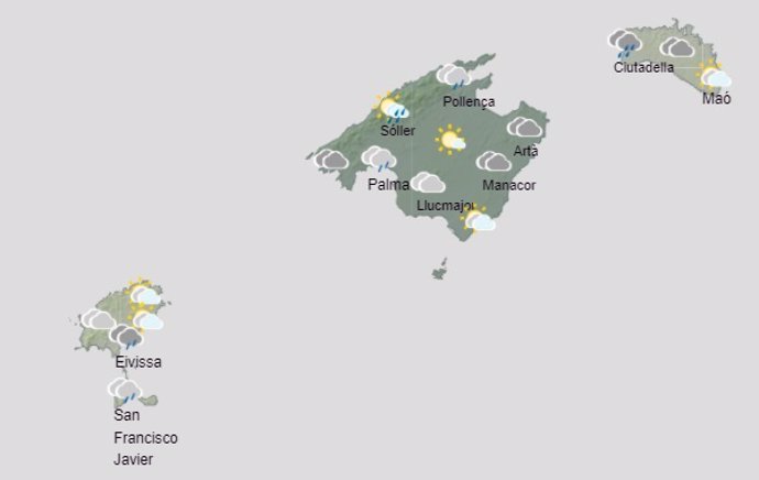 El tiempo hoy, martes 22 de octubre, en Baleares.