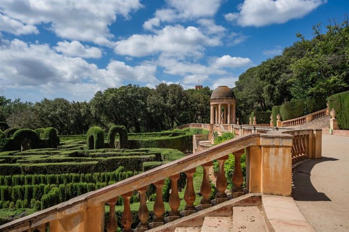 Archivo - El laberinto vegetal del parque del Laberint d'Horta de Barcelona.