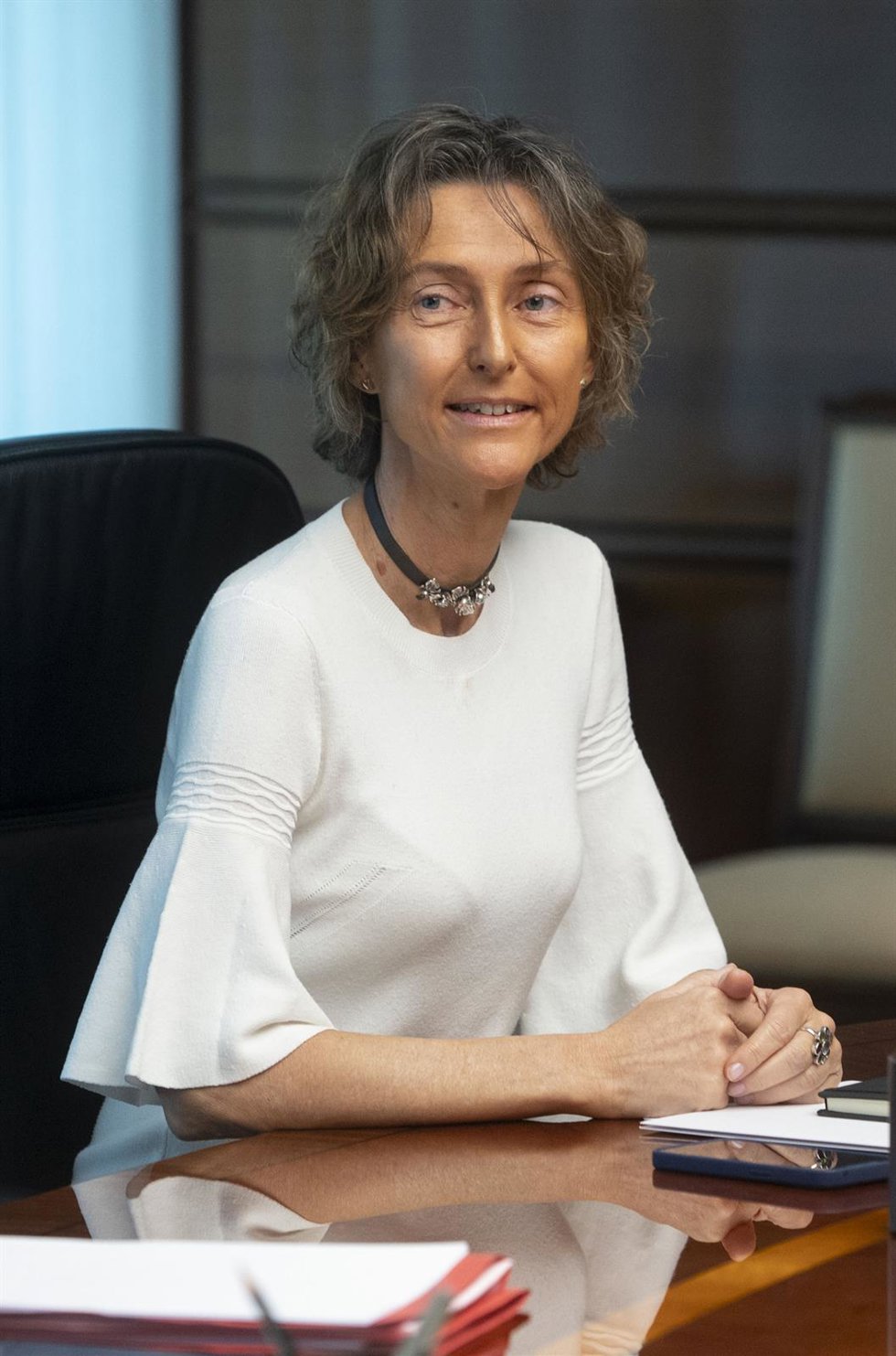 Archivo - La magistrada Laura Díez en el primer Pleno jurisdiccional Tribunal Constitucional, a 24 de enero de 2023, en Madrid (España). El nuevo Tribunal Constitucional (TC) celebra hoy su primer Pleno jurisdiccional. Entre otras cuestiones, ha abordad