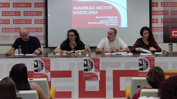 Asamblea de la federación de Hostelería de CCOO.